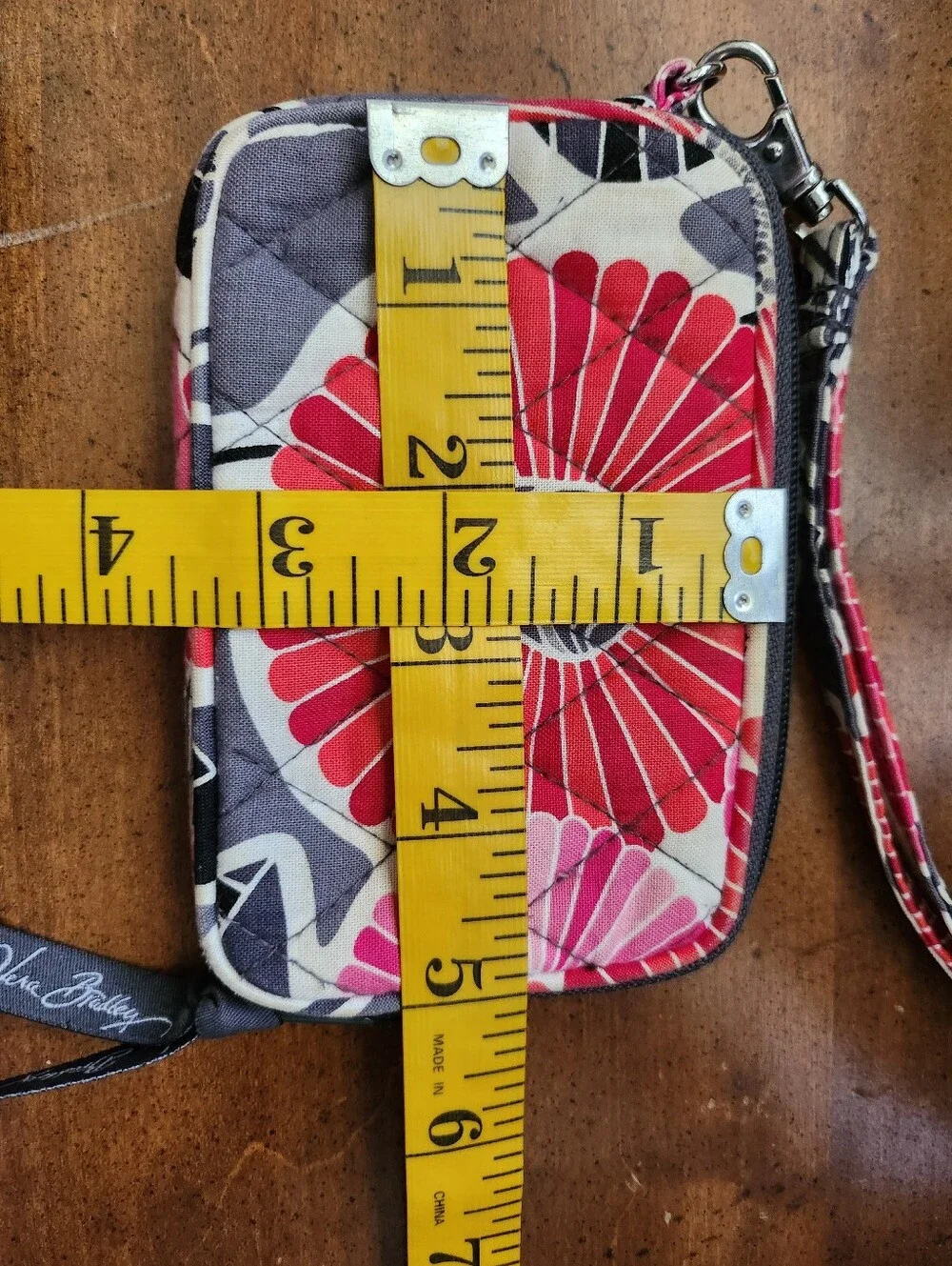 Vera Bradley Floral Quilted Wristlet